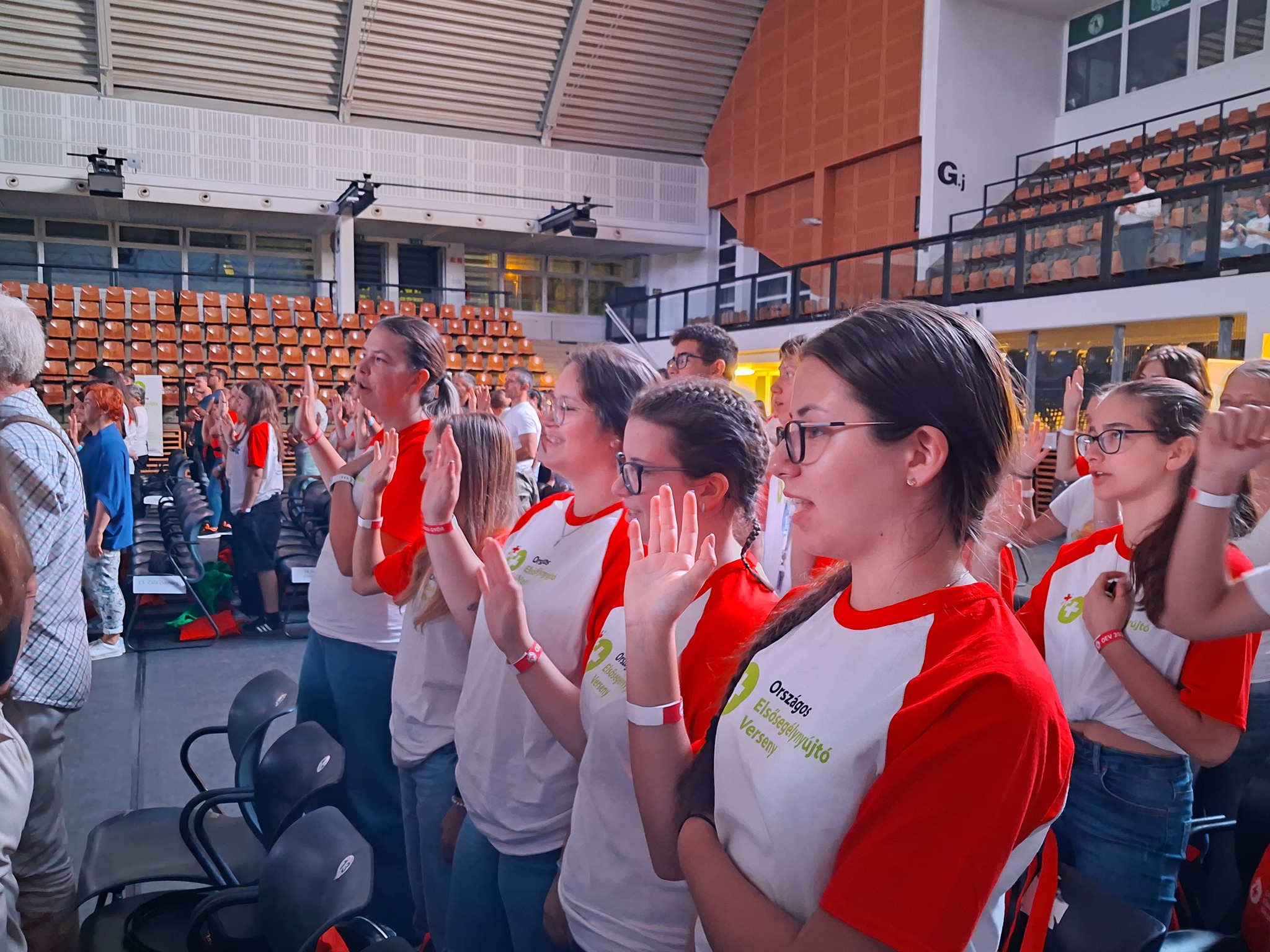 Lehet, hogy egy kép erről: egy vagy több ember, tömeg és szöveg